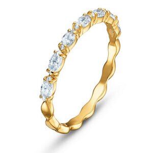 Swarovski Vittore – Gold-Tone Marquise Ring